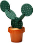 Cactus Design Heat Insulation Non Slip Coasters Set for Home Desktop Decor