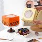 10Pcs Clear Window Cake Dessert Takeaway Box Bakery Packaging For Party Cupcake - Beige