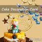 Happy Birthday Acrylic Cake Topper Cake Decoration Golden Silver Party - Gold-Birthday (B)