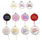 Happy Birthday Anniversary Wedding CakeCardboard Topper Acrylic Party Decoration - 16