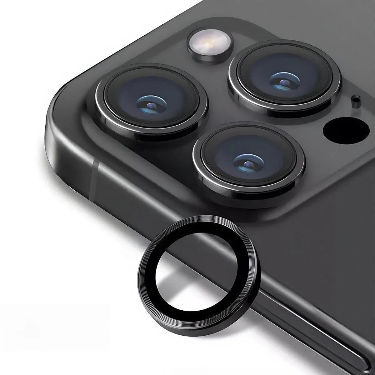 For iPhone 14/14 Plus Metal Camera Lens Glass Screen Protector - Blue