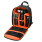 Waterproof DSLR Camera Backpack Multi Functional Rucksack for Canon Nikon Sony - Orange