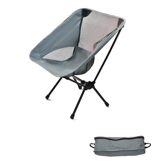 Portable Lightweight Folding Camping Chair High Back Fishing