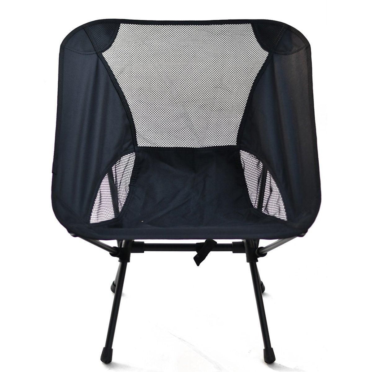 Chair High Back Fishing Chair Grey 449559 Outdoor Portable Lightweight Folding Camping
