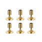 6PCS Gold Candle Holder Decoration Tabletop for Christmas Romantic Dinner Decor