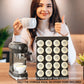 Wall Mounted Coffee Capsule Storage Rack SpaceSaving for Kitchen Cafe Countertop - White
