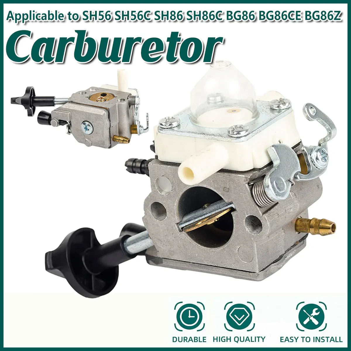 Carburetor For SH56 SH86 SH56C SH86C BG86 BG86C BG86CE BG86Z Engine Repair Tool