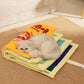 Foldable Cat Sleeping Mat Pet Bed Comfortable Soft Cushion for Cats and Kittens