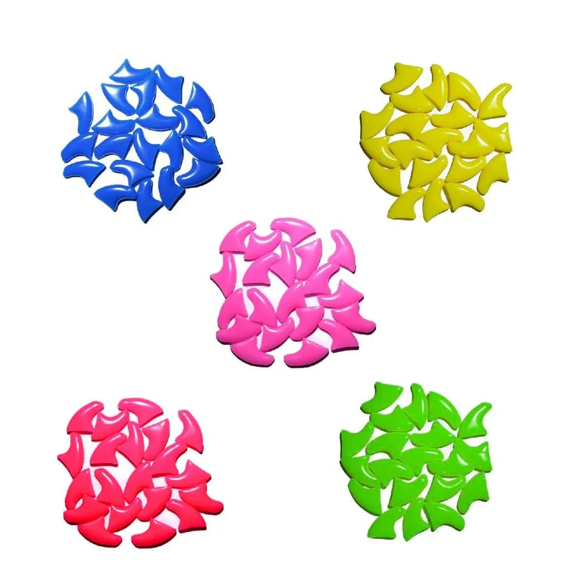 100PCS Anti Scratch Paw Covers for Cats and Kittens Nail Protector Soft Paw - Flat-L