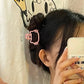 6pcs Metal Hollow Cat Ear Hair Clips Half Updo Plate Headdress Hair Accessories