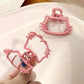 6pcs Metal Hollow Cat Ear Hair Clips Half Updo Plate Headdress Hair Accessories