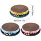 Cat Scratcher Turntable Toy Large Round Corrugated Board Nest Scratch Resistant - Pink
