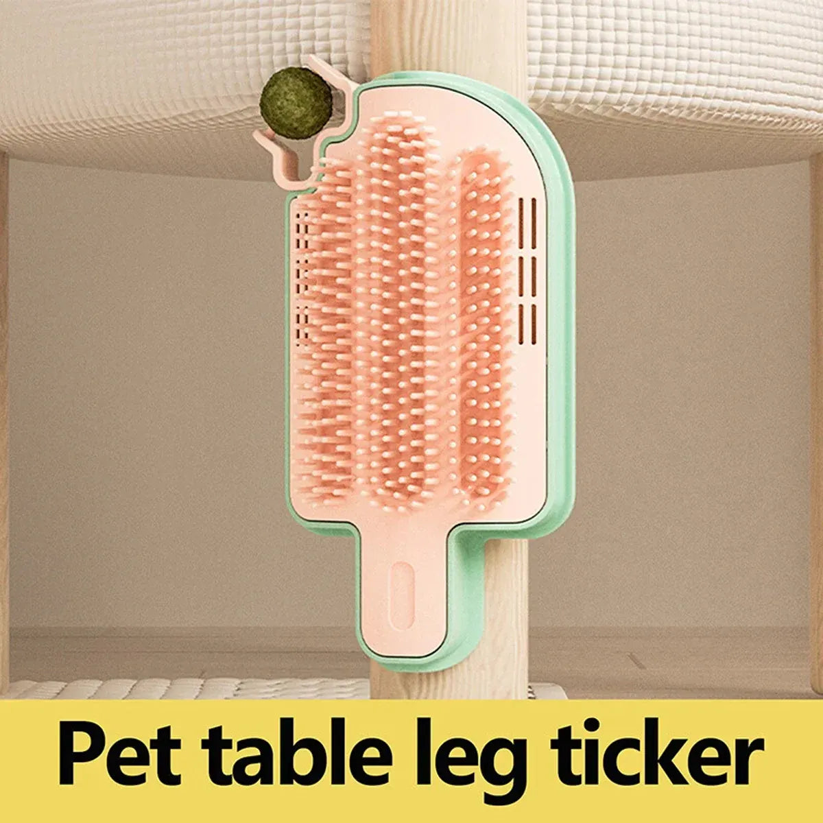 Wall Mounted Scratcher Cat Fur Rubbing Toy Scratching Post Pet Wall Scratcher - Cat Teaser Type