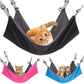 Waterproof Cat Hammock Hanging Bed Double Layer Dual Side Sleep Cage Swing Chair - Pink