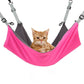Waterproof Cat Hammock Hanging Bed Double Layer Dual Side Sleep Cage Swing Chair - Pink