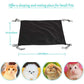 Waterproof Cat Hammock Hanging Bed Double Layer Dual Side Sleep Cage Swing Chair - Pink