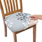 Stretch Dining Chair Seat Covers Removable Seat Cushion Slipcovers Protector - H
