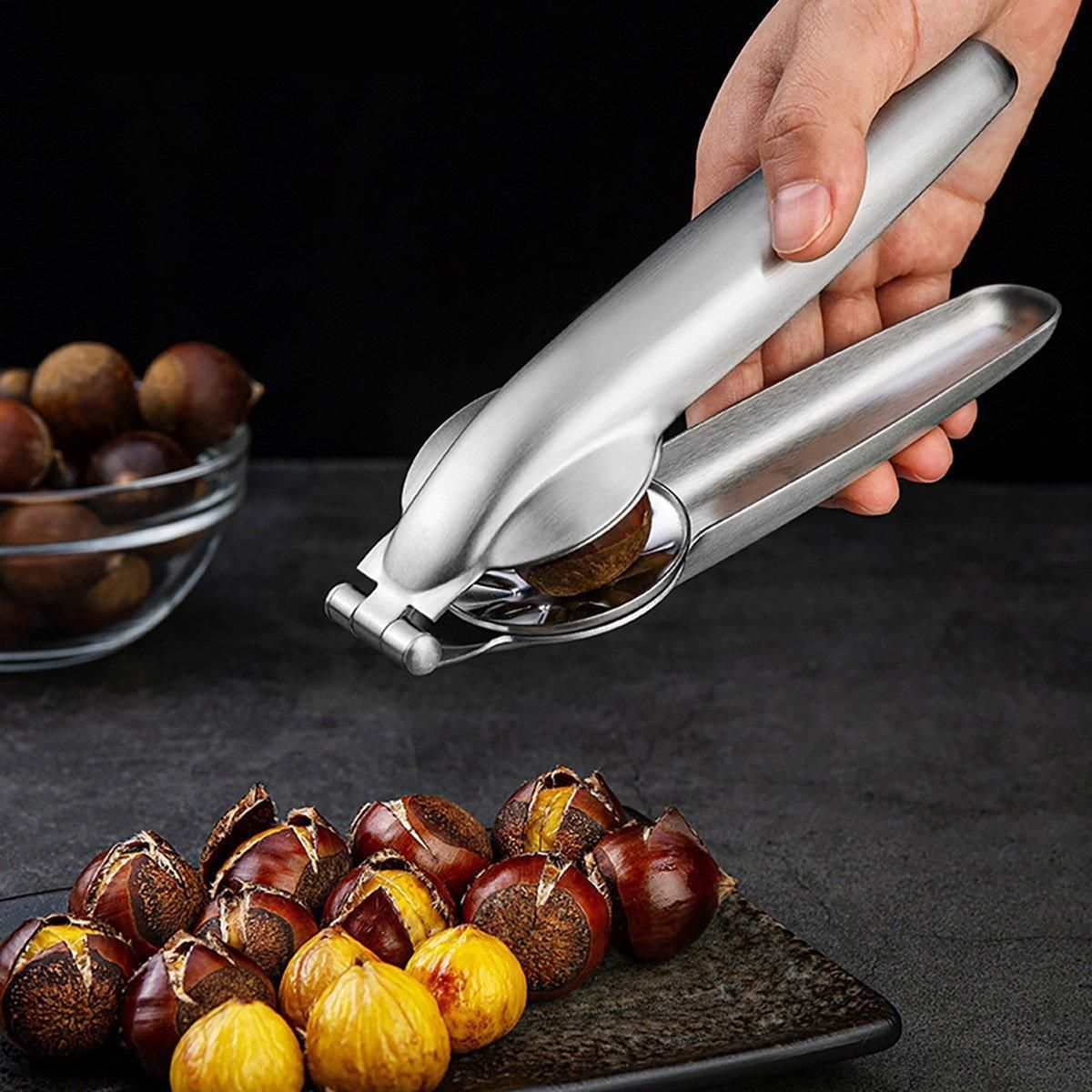 Chestnut Opener 304 Stainless Steel Cross Chestnut Shell Stripper Nut Cracker