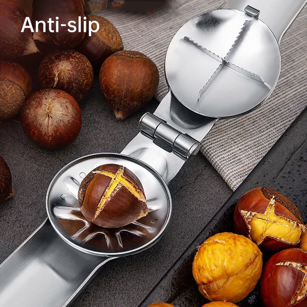 Chestnut Opener 304 Stainless Steel Cross Chestnut Shell Stripper Nut Cracker