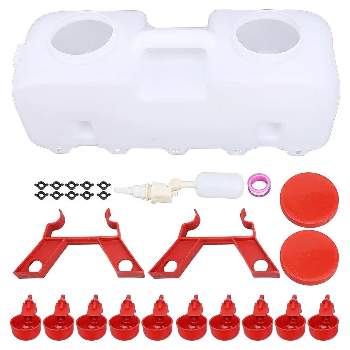 10L Chicken Poultry Automatic Drinking Tank Drinker Feeding