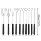 10-Piece Assorted Chocolate Dipping Tool Set