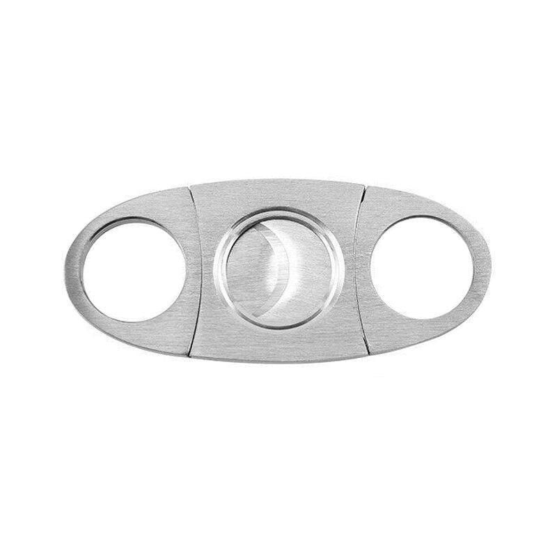 Cigar Cutter Double Blades Knife Scissors Stainless Steel Tobacco Tool