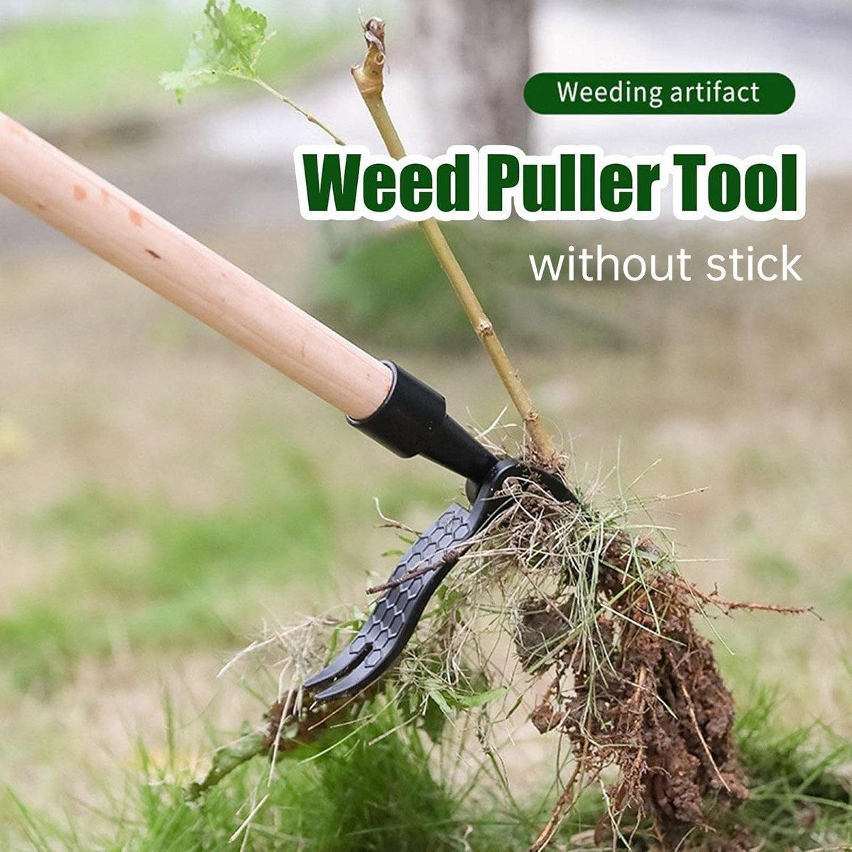 Weeding uprooting lifting with side housing and support fittings