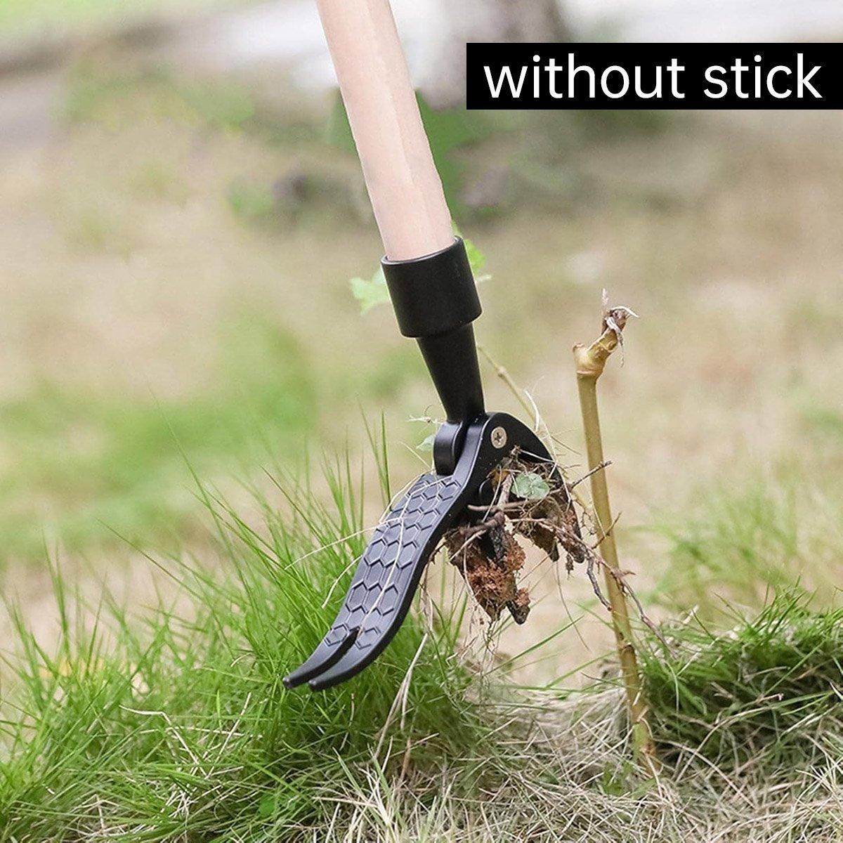 Weeding uprooting lifting with fitted edges and product hardware