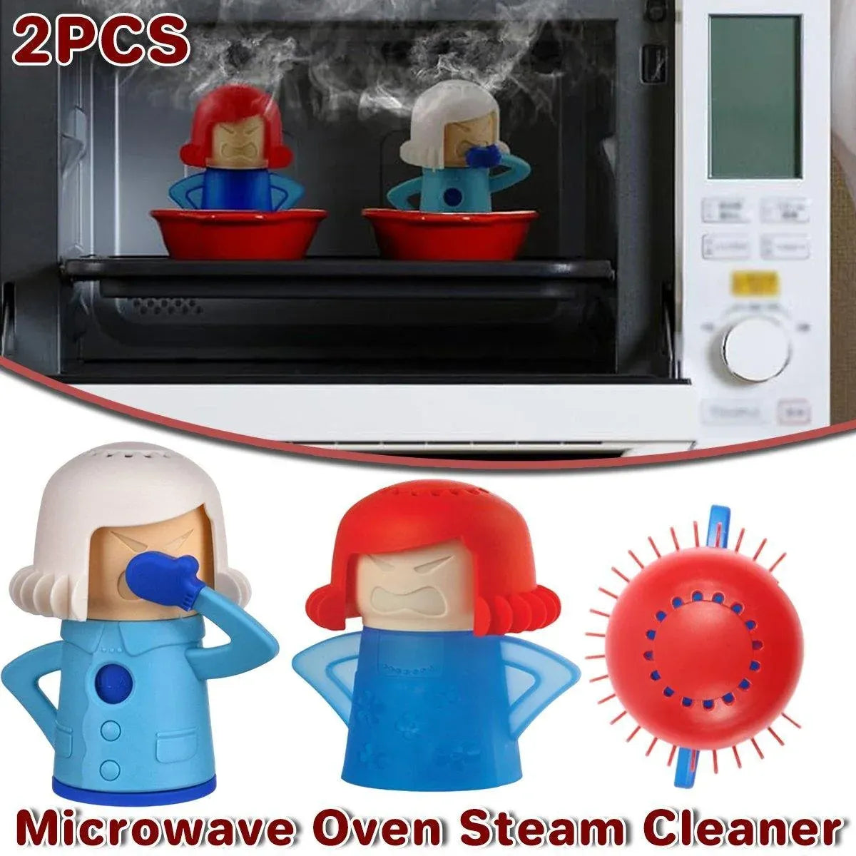 Microwave Oven Steam Cleaner Mother No Chemical Angry Easy Clean Tool Effective
