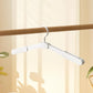 5PCS Portable Foldable Hangers Durable Plastic for Closet Laundry Space Saving - With clothes clip