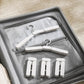 5PCS Portable Foldable Hangers Durable Plastic for Closet Laundry Space Saving - With clothes clip