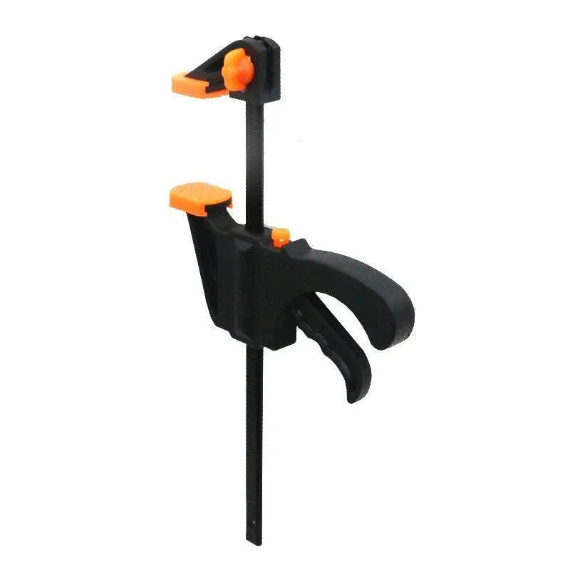 Quick Woodworking Clip Bar Clamp F-Tyle Grip Quick Ratchet Release Squeeze Tools - Orange