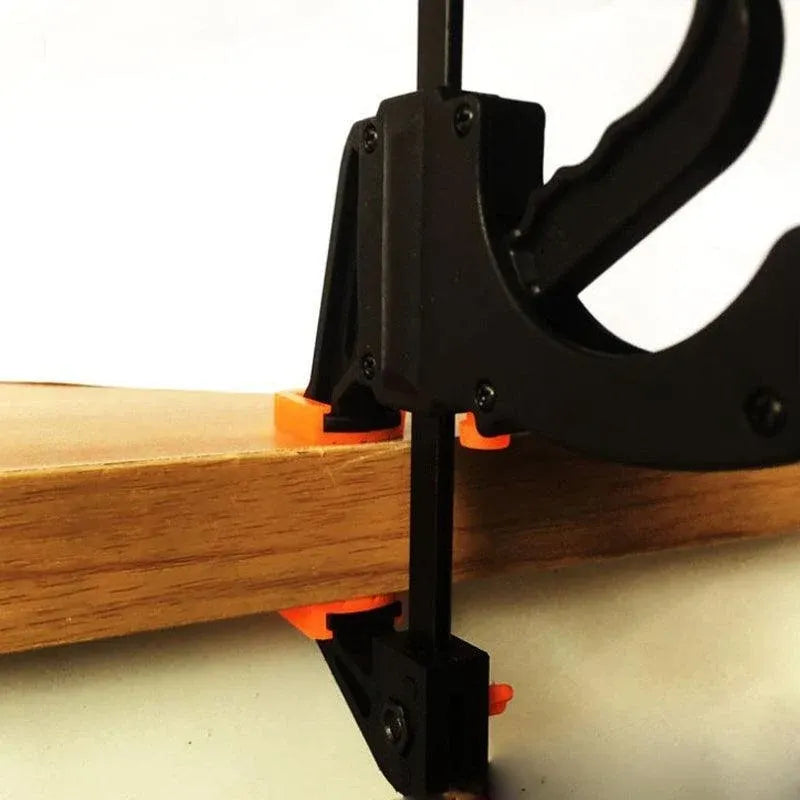 Quick Woodworking Clip Bar Clamp F-Tyle Grip Quick Ratchet Release Squeeze Tools - Orange
