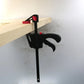 Quick Woodworking Clip Bar Clamp F-Tyle Grip Quick Ratchet Release Squeeze Tools - Orange