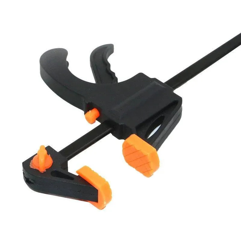 Quick Woodworking Clip Bar Clamp F-Tyle Grip Quick Ratchet Release Squeeze Tools - Orange