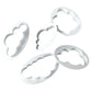 5PCS Cloud Shape Cookie Cutters Set for Fondant Cake Clay and Baking Crafts