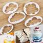 5PCS Cloud Shape Cookie Cutters Set for Fondant Cake Clay and Baking Crafts