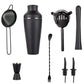 8PCS/700ML Stainless Steel Cocktail Shaker Bartender Tools Set Bar Supplies