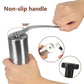 18.8cm Manual Coffee Bean Grinder Stainless Steel Hand Coffee Mill Ceramic Burr