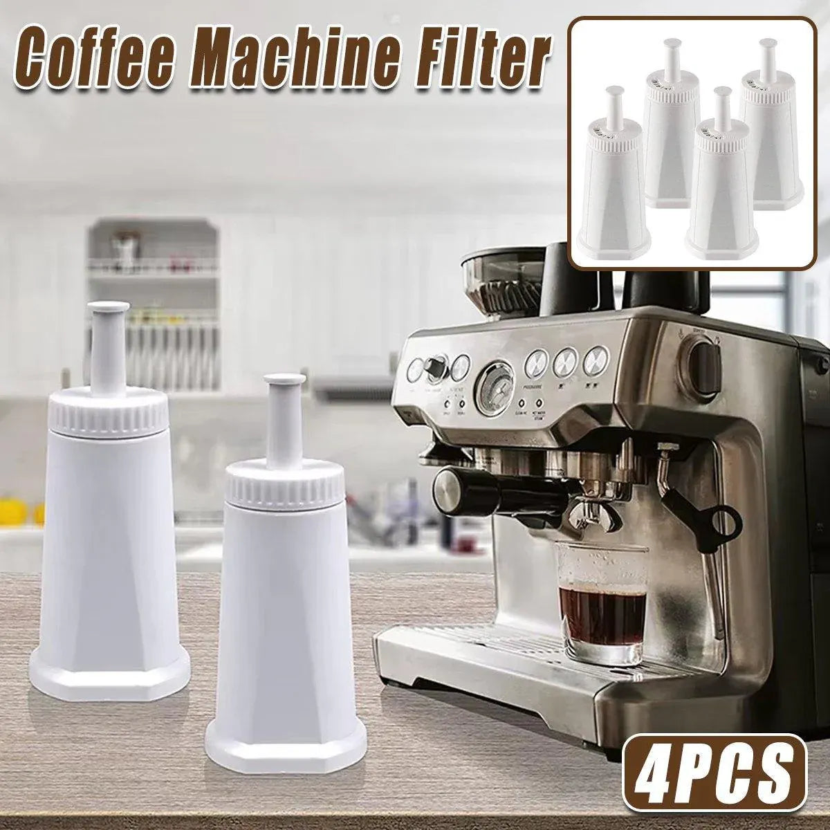4PCS High Quality Replacement Filter for Oracle Barista Bambino Coffee Machine