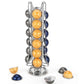 24 Coffee Capsule Holder Rack Storage Stand Pod Display Organizer Shelf Kitchen