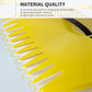 2pcs Outdoor Leaf Clip Plastic Rake Garden Tools Collecting Leaves Yard Cleanup - Yellow