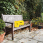 2pcs Outdoor Leaf Clip Plastic Rake Garden Tools Collecting Leaves Yard Cleanup - Yellow