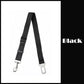Adjustable Pet Harness Lead for Car Travel with Clip Attachment Nylon Restraint Strap - Black