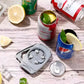 Topless Can Opener Manual Kitchen Tool for Beer Soda and Tin Bottles - Grey