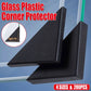 200pcs Glass Corner Protector Plastic Tile Sleeve for Acrylic Anti Collision Use