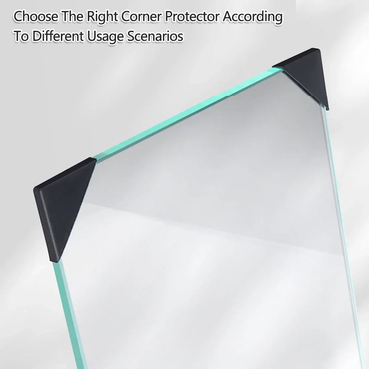 200pcs Glass Corner Protector Plastic Tile Sleeve for Acrylic Anti Collision Use