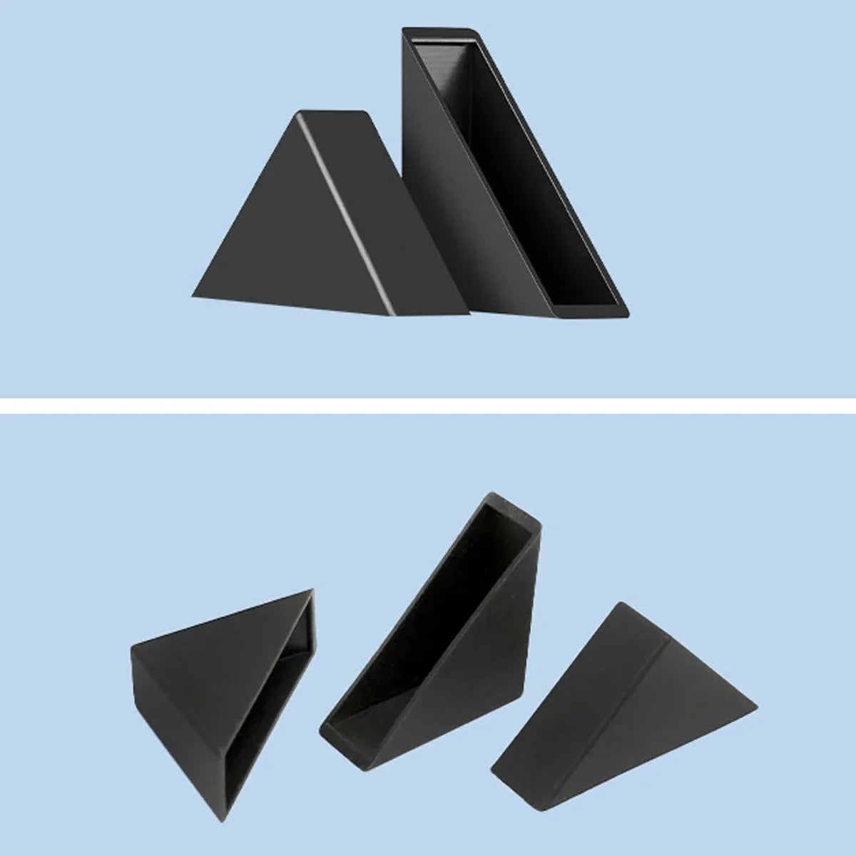 200pcs Glass Corner Protector Plastic Tile Sleeve for Acrylic Anti Collision Use