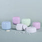 10PCS Square Lightproof Cream Jars Cosmetics Containers Skincare Lotion Makeup Jars - Pink 50ml