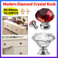 Door Knobs Handles Clear Crystal Diamond Glass Kitchen Cupboard Cabinet Pulls Au